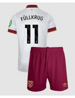 West Ham United Niclas Fullkrug #11 Tredjedraktsett Barn 2024-25 Korte ermer (+ bukser)